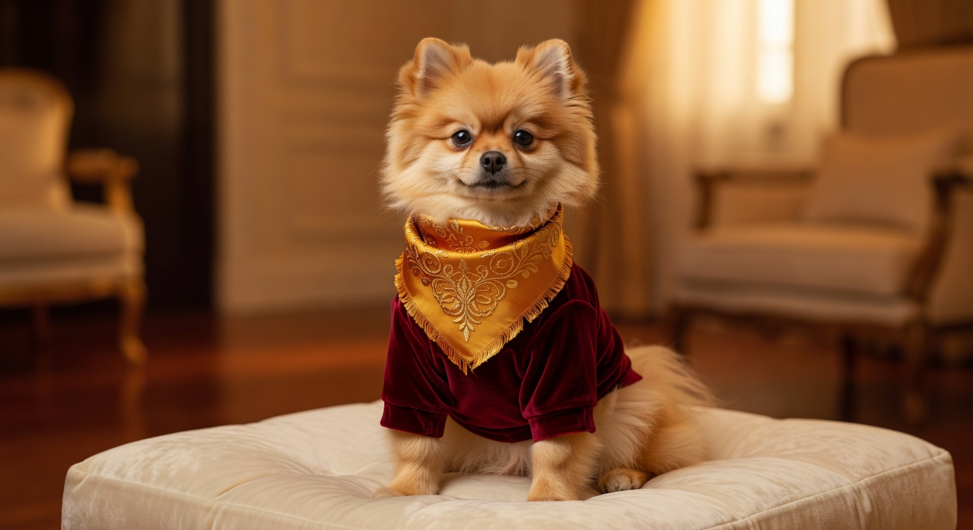 Amber Glow Designer Dog Bandana